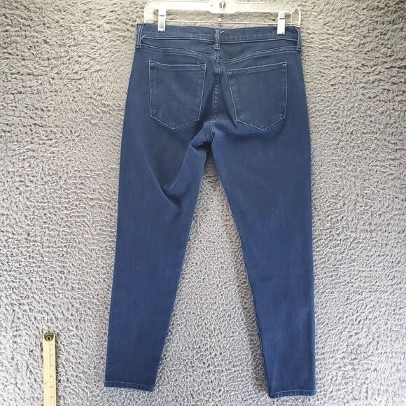 Banana Republic Jeans Womens 28 Blue Skinny Premium Denim Stretch Blend - Picture 11 of 12